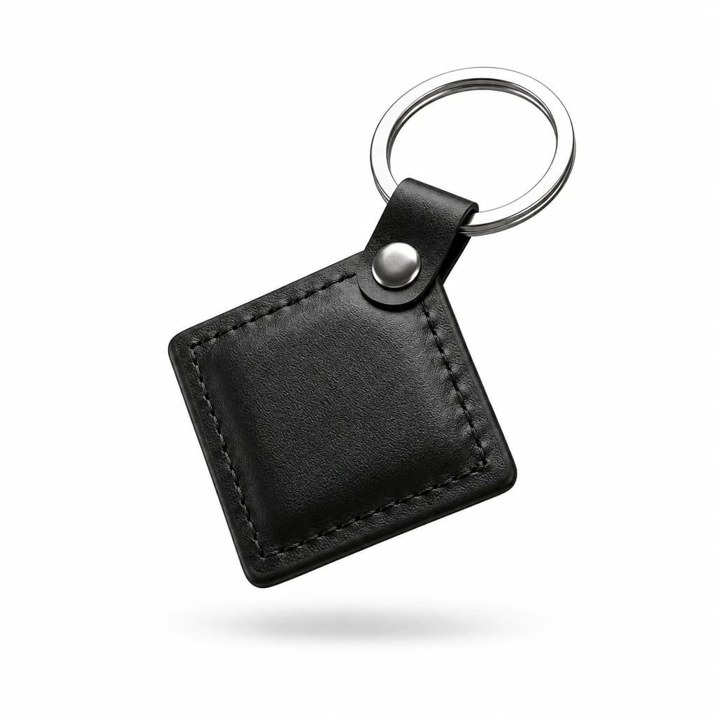 Faux-Leather NFC Keychains