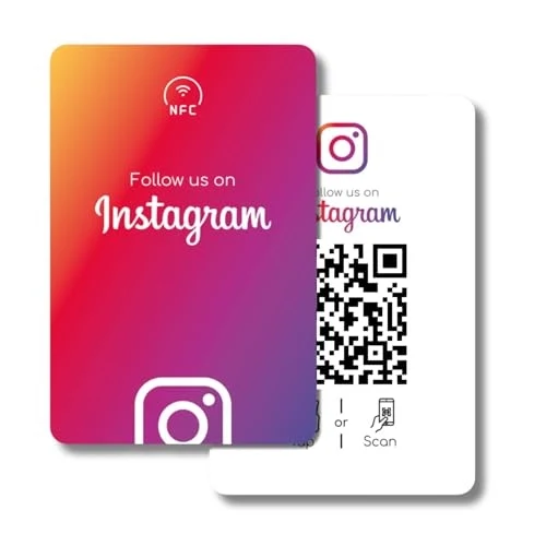 Instagram Connect Card front and back